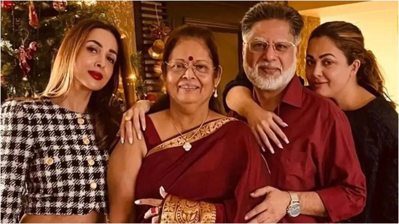 maliaka arora with family