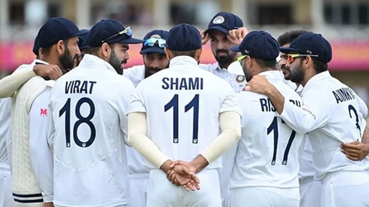 team india test huddle
