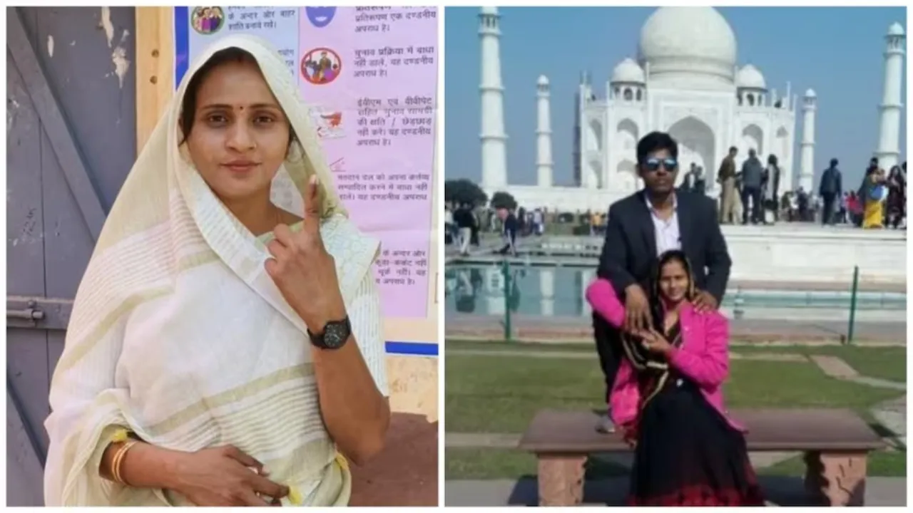 Sanjana Jatav constable husband protect her