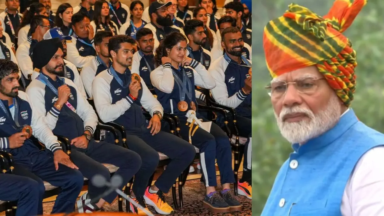 Narendra Modi to meet Indian athlete participated in olympic 2024 know the lunch timing 