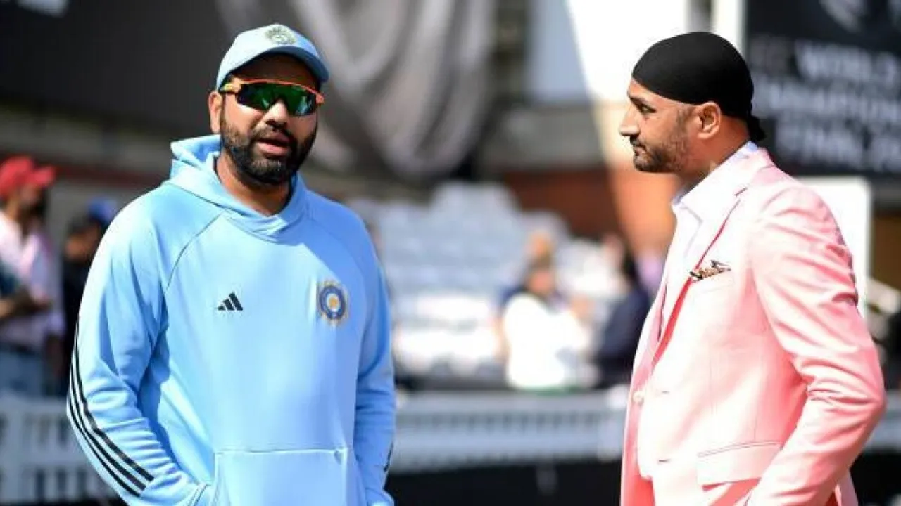 harbhajan singh rohit sharma