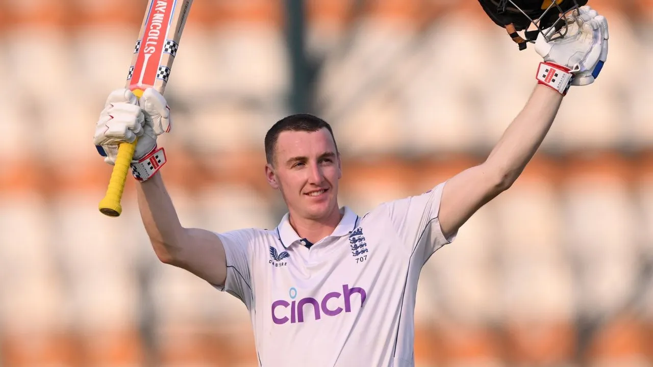 PAK vs ENG: Harry Brook hits double century after Joe Root England toward big total 