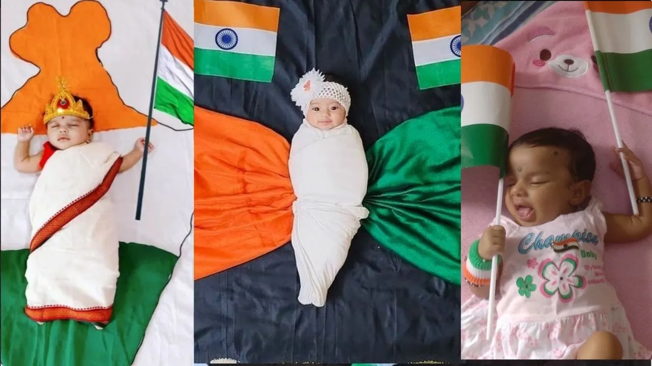 Baby Photoshoot On Independence Day6