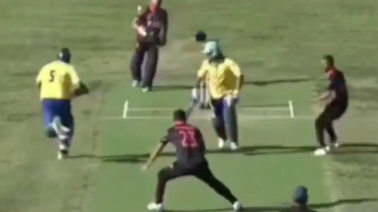 Cricket: you will be shocked to see this run out watch viral video 
