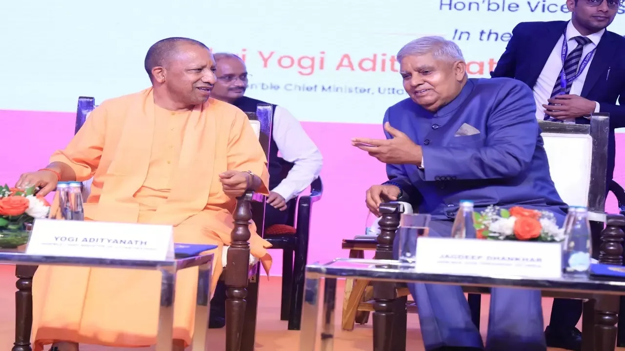 CM Yogi and Jagdeep Dhankhar