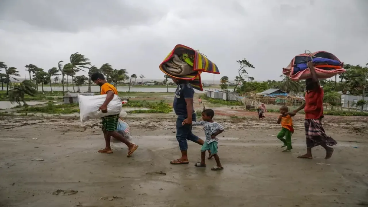 Cyclone in Bay of Bengal