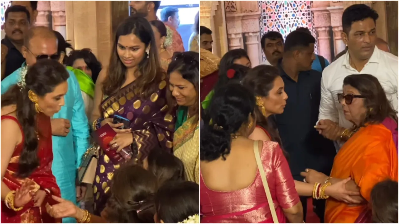 rani Mukherjee durga puja viral video