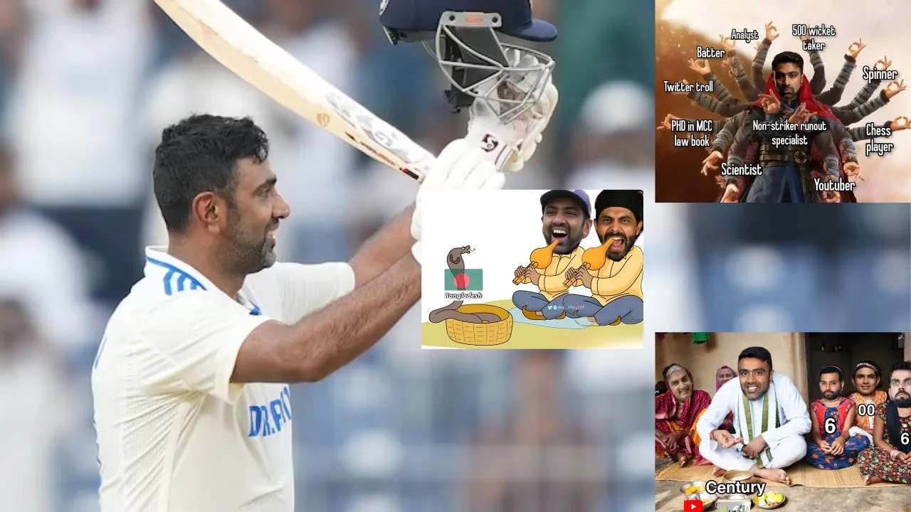 R Ashwin Century
