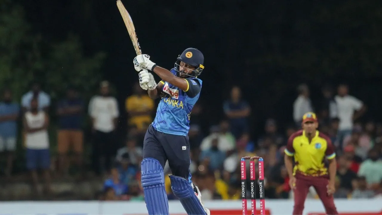 SL vs WI 1st T20: Kamindu Mendis hits 51 runs on 40 balls with 5 fours and 2 sixes 
