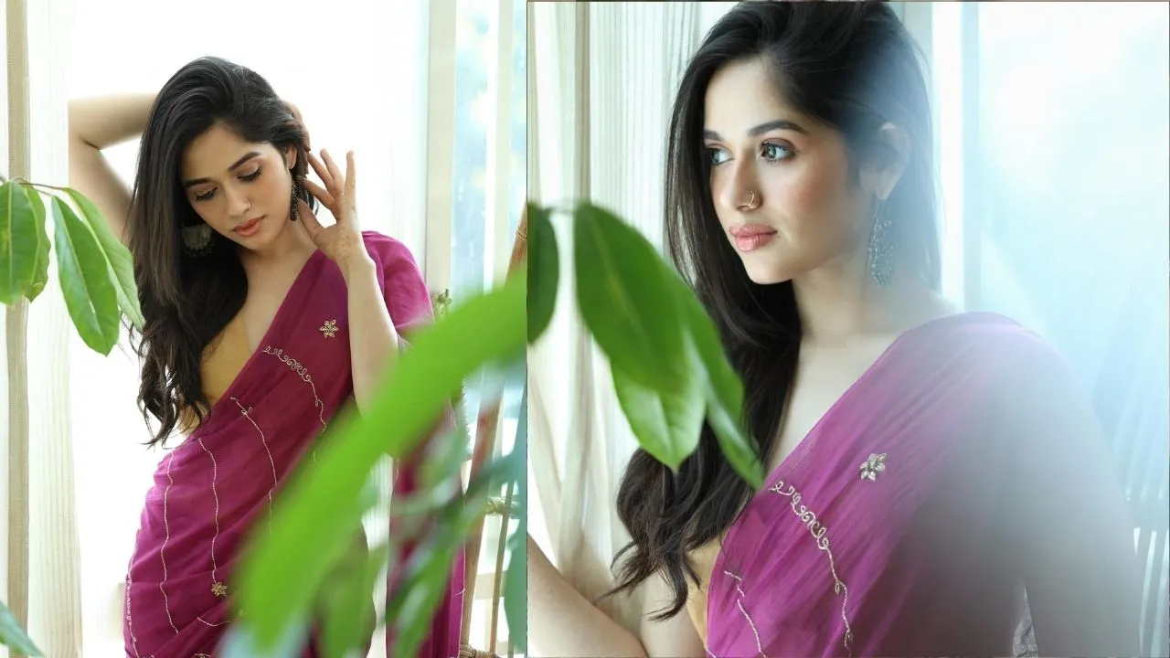 jannat zubair in saree 4