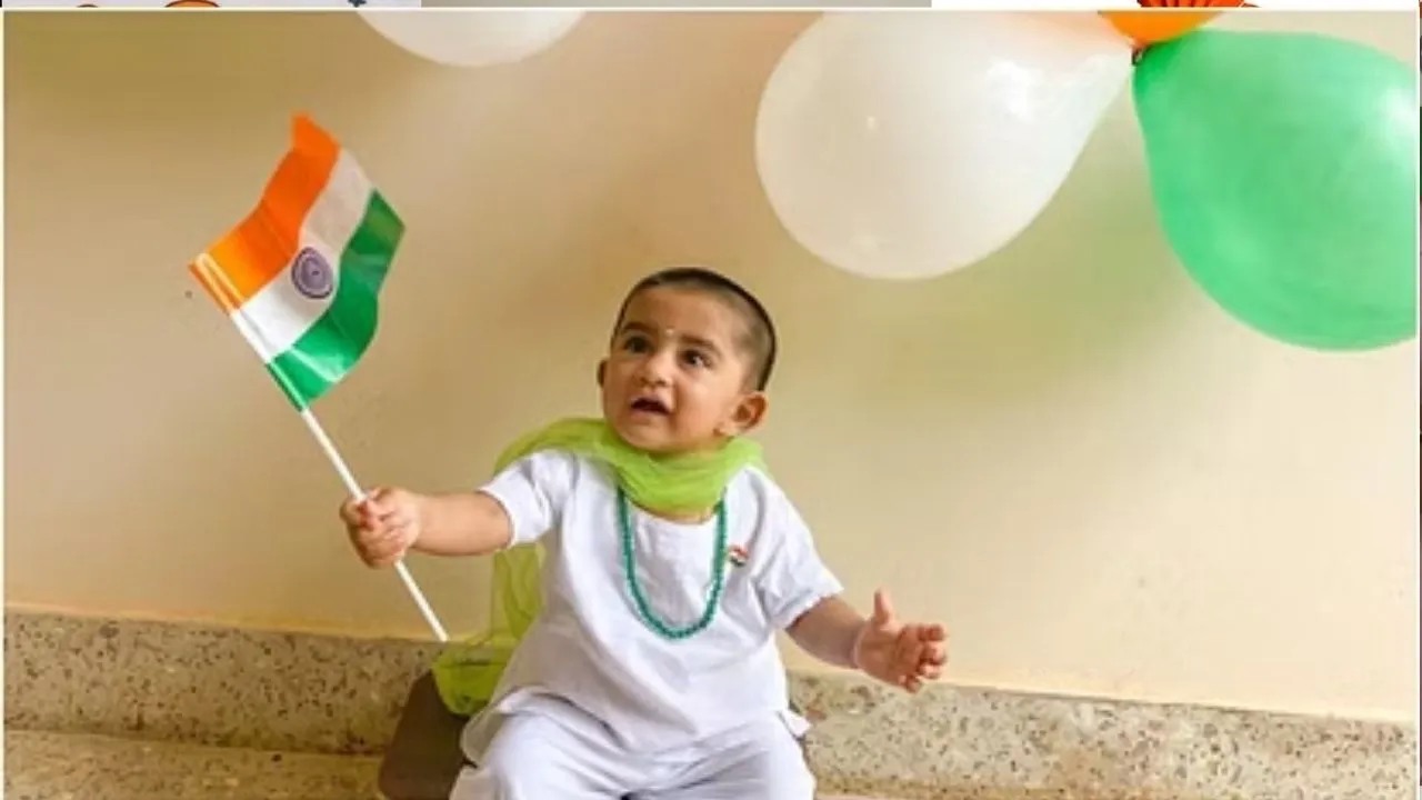 Baby Photoshoot On Independence Day8