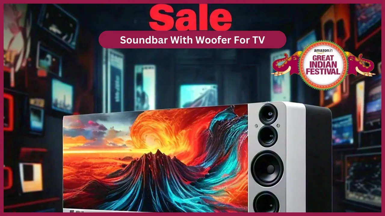Soundbar With Woofer For TV