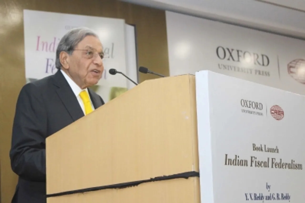 Feb 2019, New Delhi, Book launch, 'Indian Fiscal Federalism', NK Singh, Chairman of the 15th Finance Commission NK Singh, YV Reddy