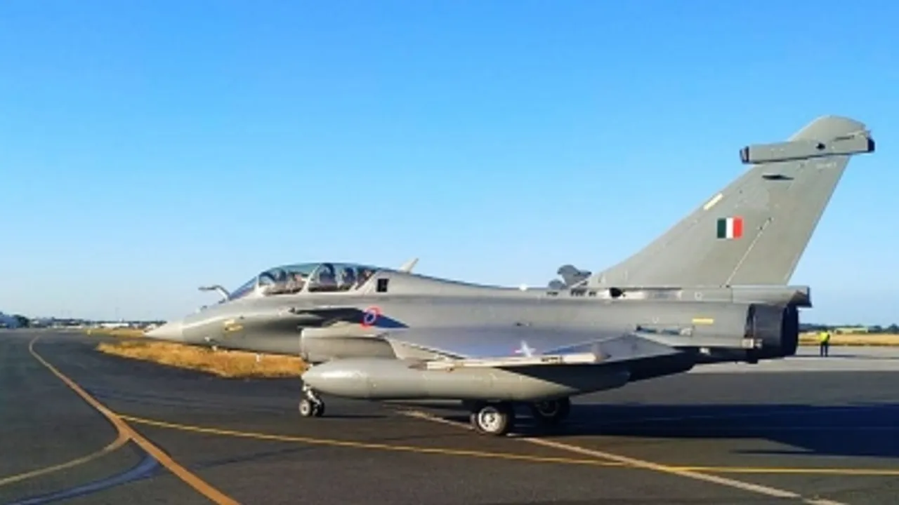 Merigna,First 5 Rafale fighters arriving in India on Wednesday
