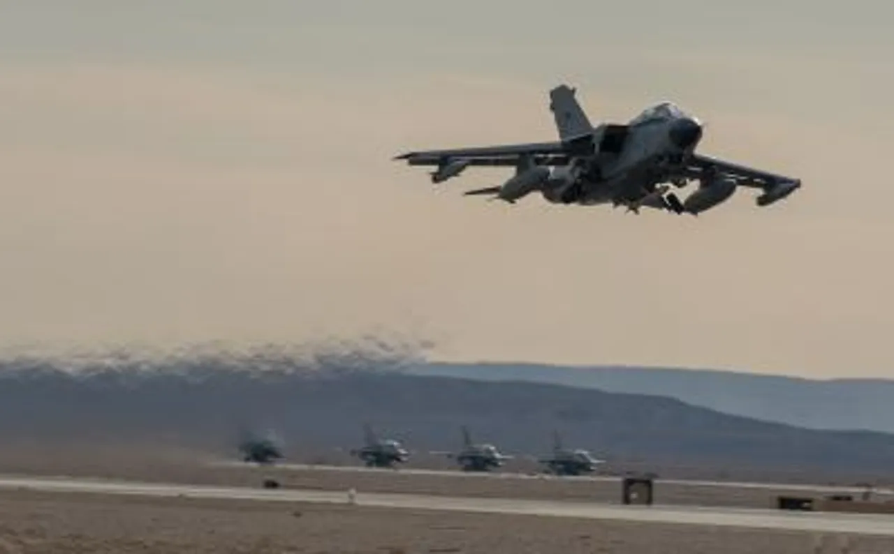A multinational exercise at the Ovda Air Base in southern Israel