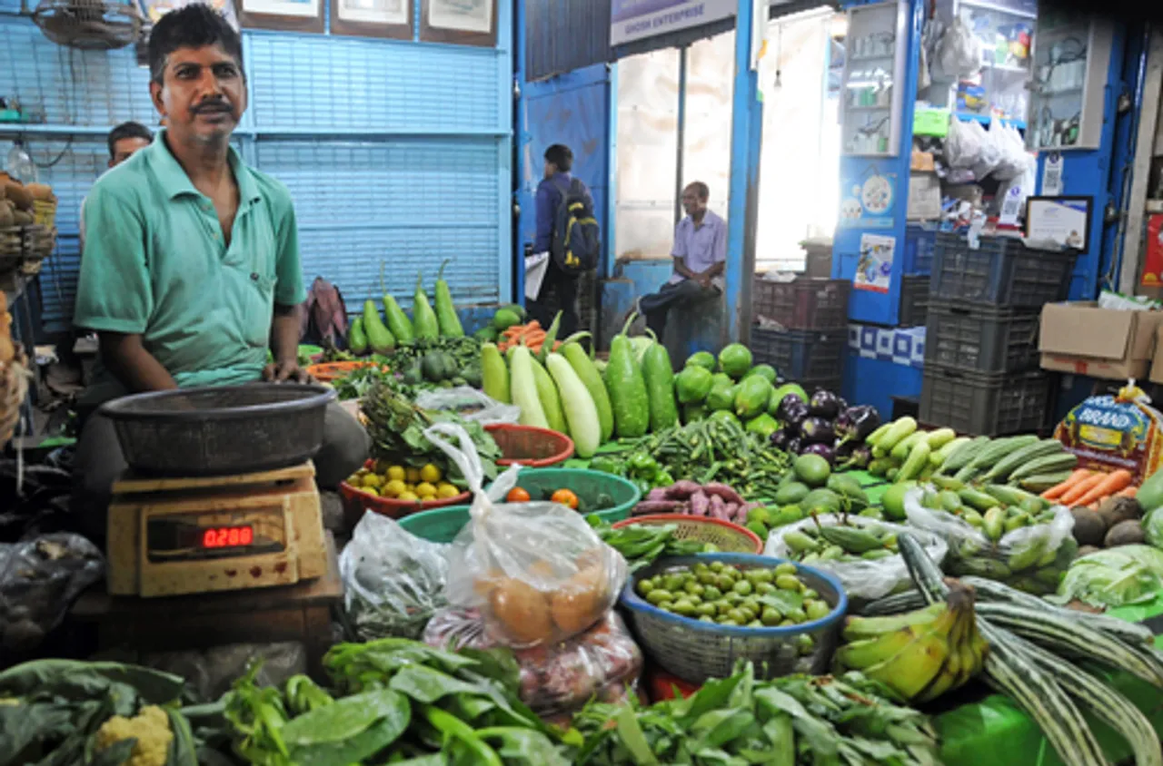 Kolkata: People are buying vegetables at a market