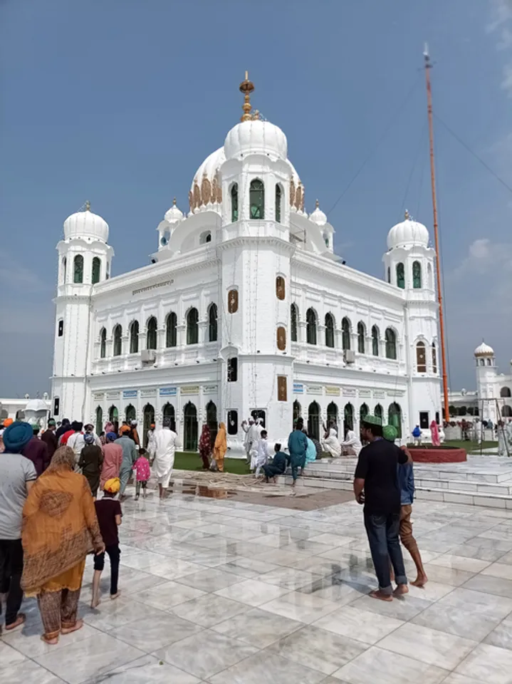 Narowal: Sikh devotees at Gurdwara Darbar Sahib Kartarpur on the death anniversary or ‘Joti Jot’