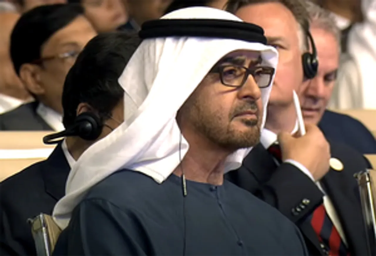 Gandhinagar: UAE President Mohamed Bin Zayed Al Nahyan During The Vibrant Gujarat Global Summit 2024