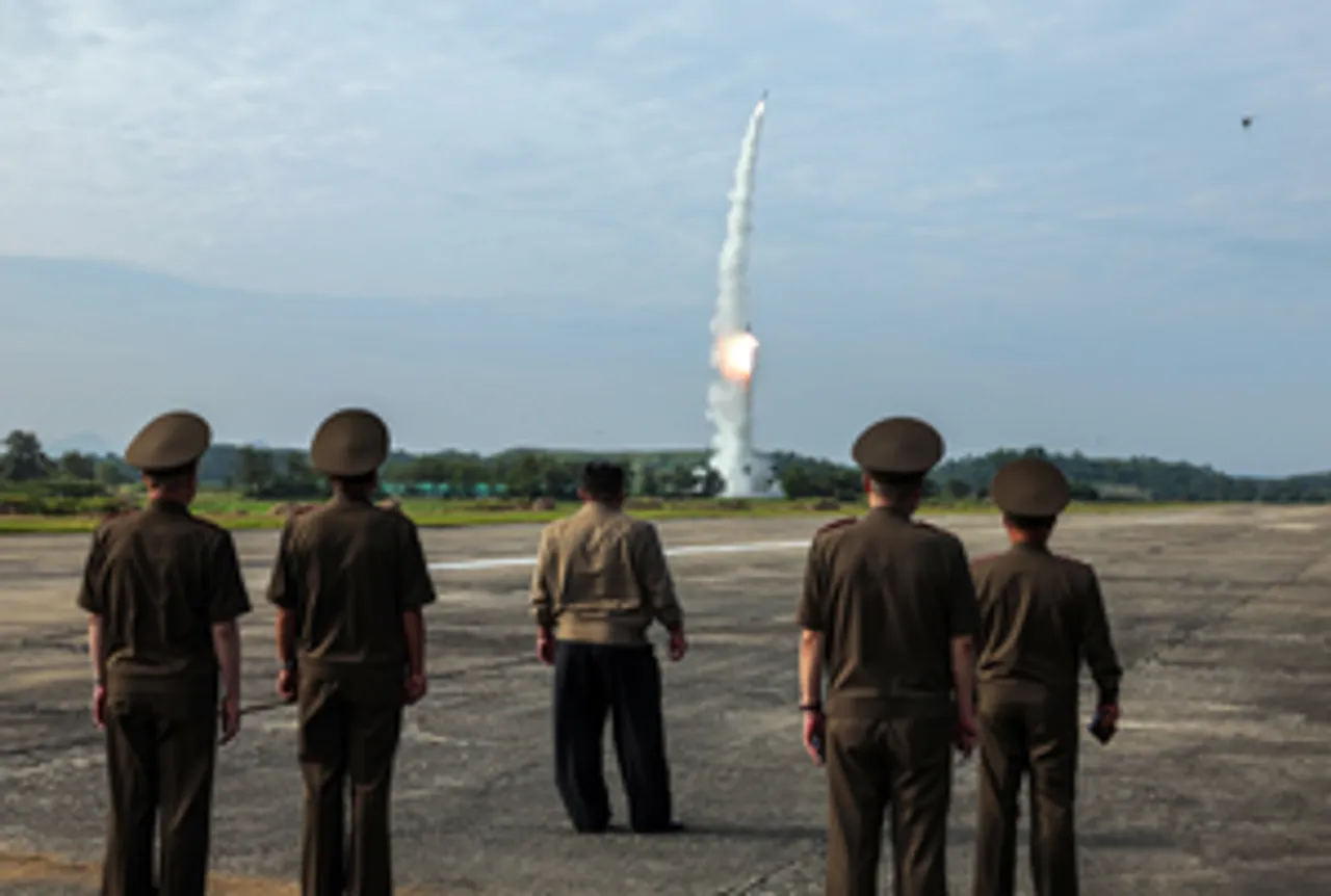 N. Korea test-fires new ballistic missile with 4.5-ton warhead