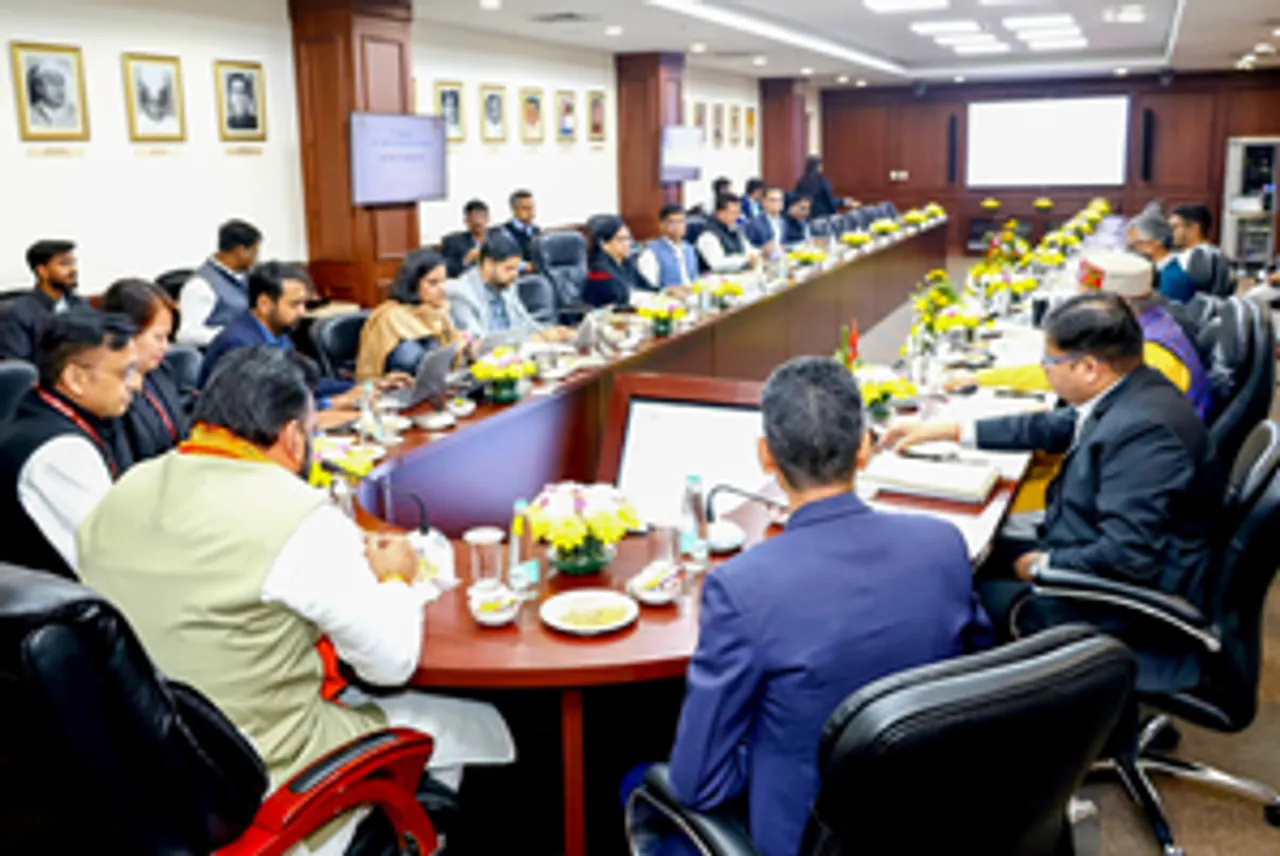New Delhi: Bihar Deputy Chief Minister Samrat Choudhary during the GST Council meeting