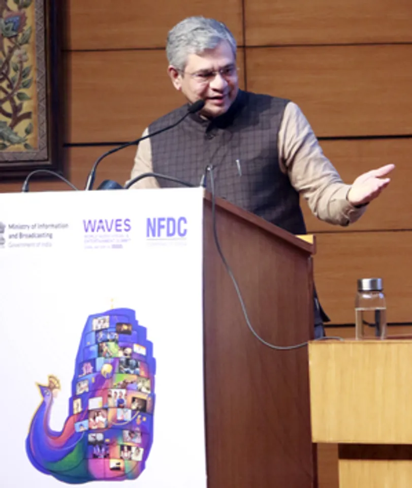 New Delhi: Launch of WAVES Bazaar-Global-e-marketplace WAVES CIC Challenge ‘Wah Ustad’ and WAVES Awards at National Media Centre