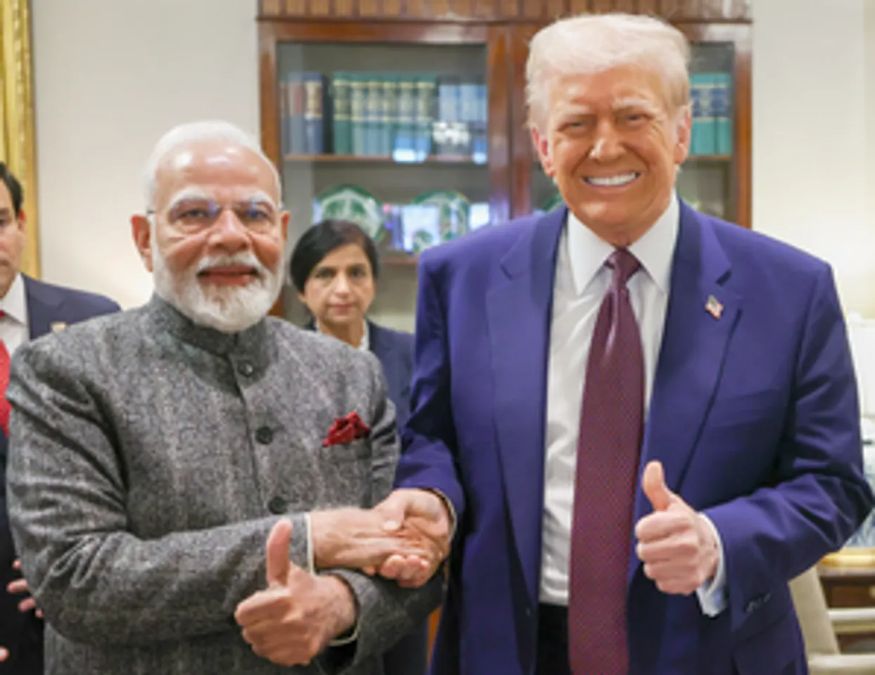 Washington, DC : Prime Minister Narendra Modi meets U.S. President Donald Trump