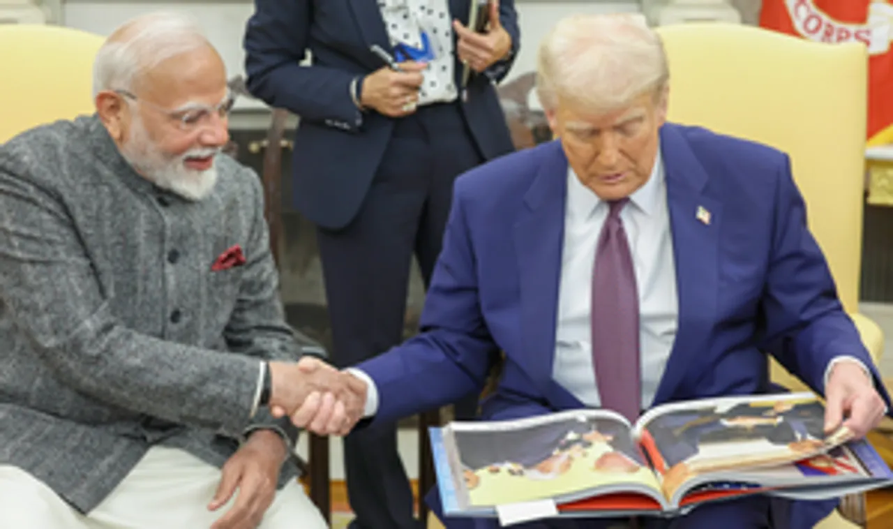 Washington, DC : Prime Minister Narendra Modi meets U.S. President Donald Trump