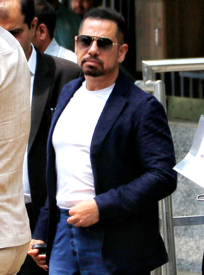 New Delhi:  Businessman Robert Vadra leaves ED office