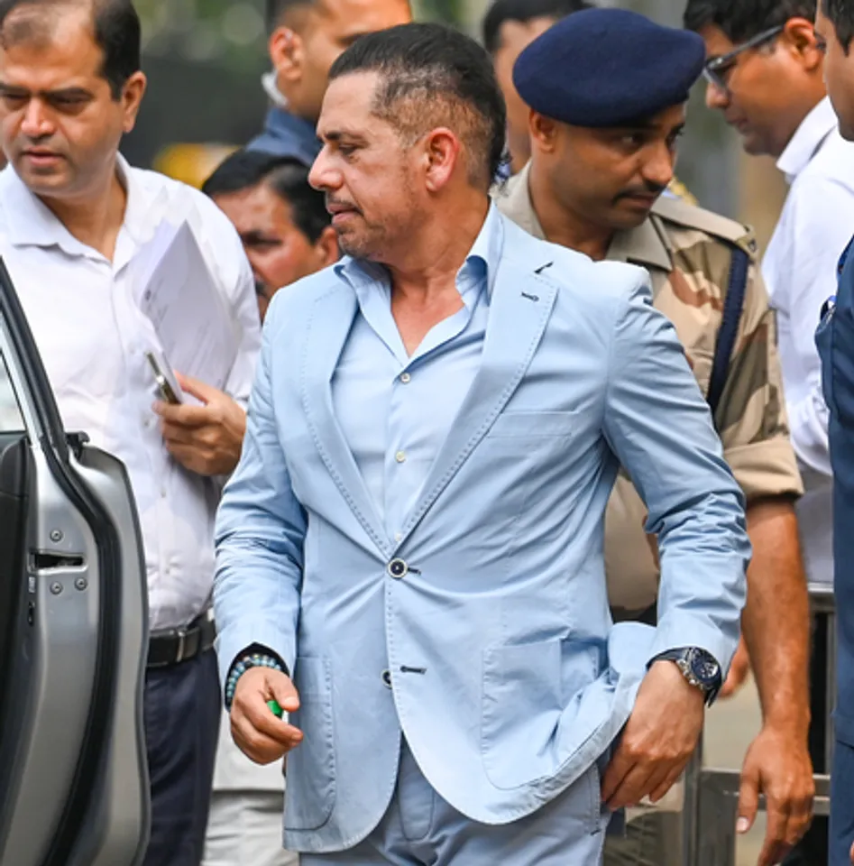 New Delhi: Robert Vadra at ED office