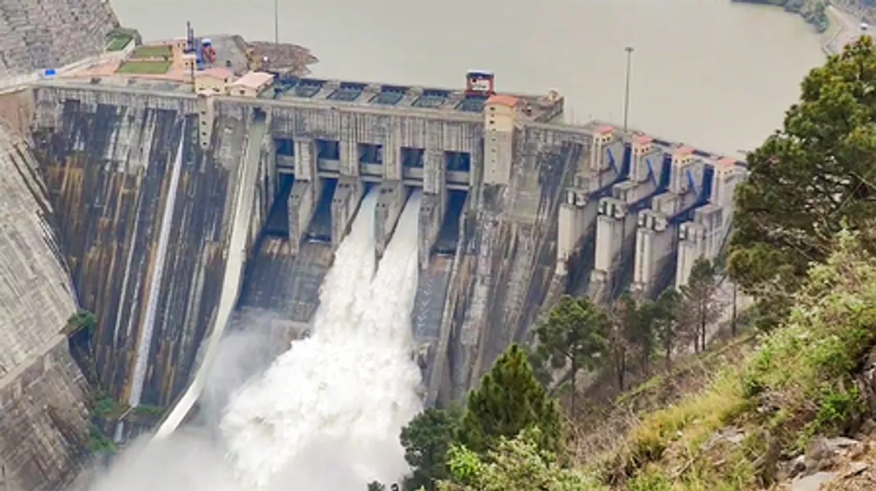 Ramban: Gates of Baglihar Hydroelectric Power Project Dam Opened