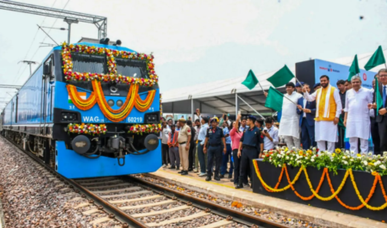 Ashwini Vaishnaw, Nayab Saini Inaugurate India's Largest Gati-Shakti Cargo Terminal