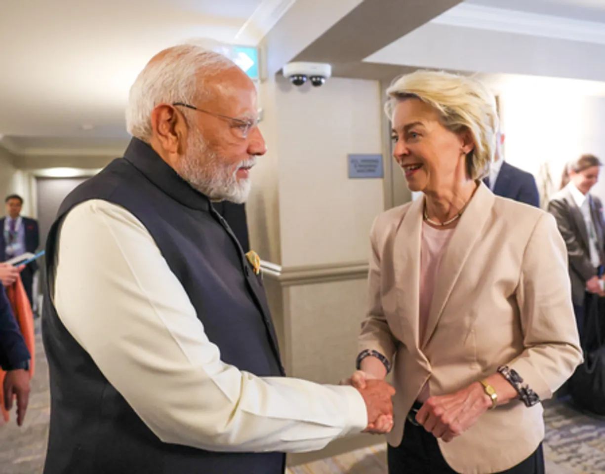 Kananaskis: PM Modi meets Ursula von der Leyen