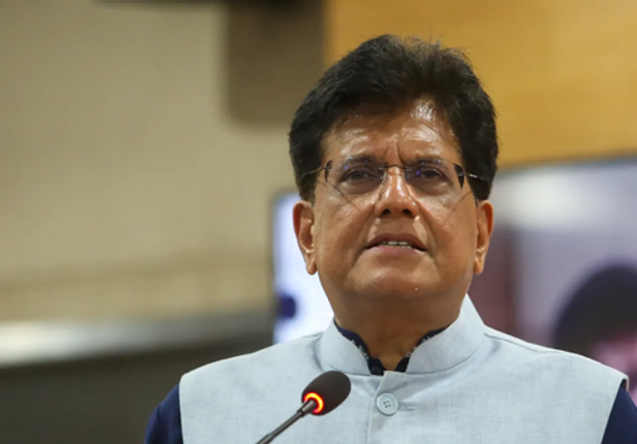 New Delhi: Piyush Goyal attends Vanijya Bhawan anniversary event
