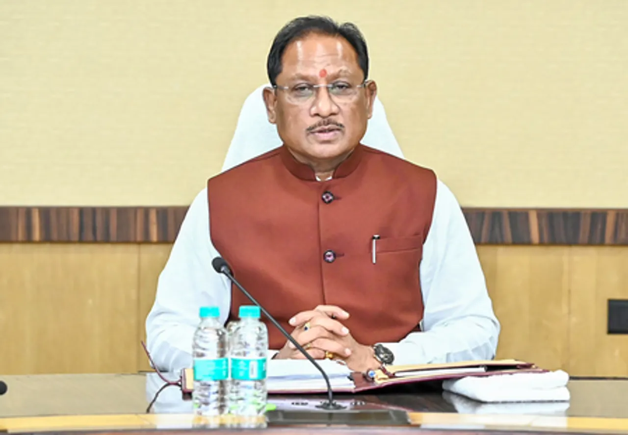 Raipur: Vishnu Deo Sai chairs a meeting of the Council of Ministers