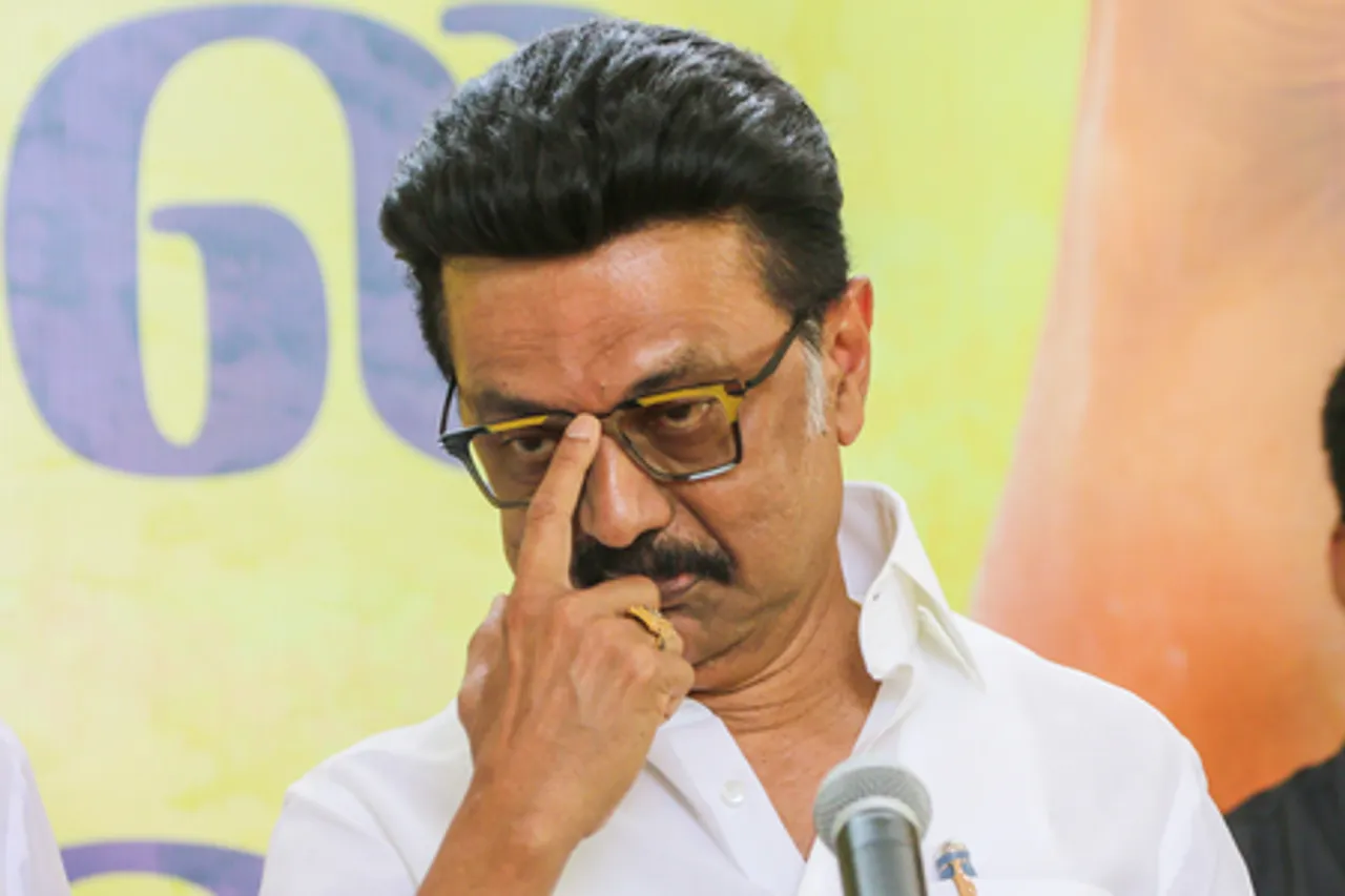 Tamil Nadu CM M.K. Stalin Holds Press Meet at DMK Headquarters