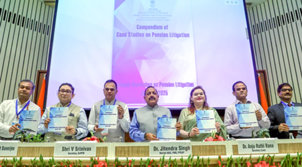 New Delhi:  Jitendra Singh chairs the National Workshop on Pension Litigation
