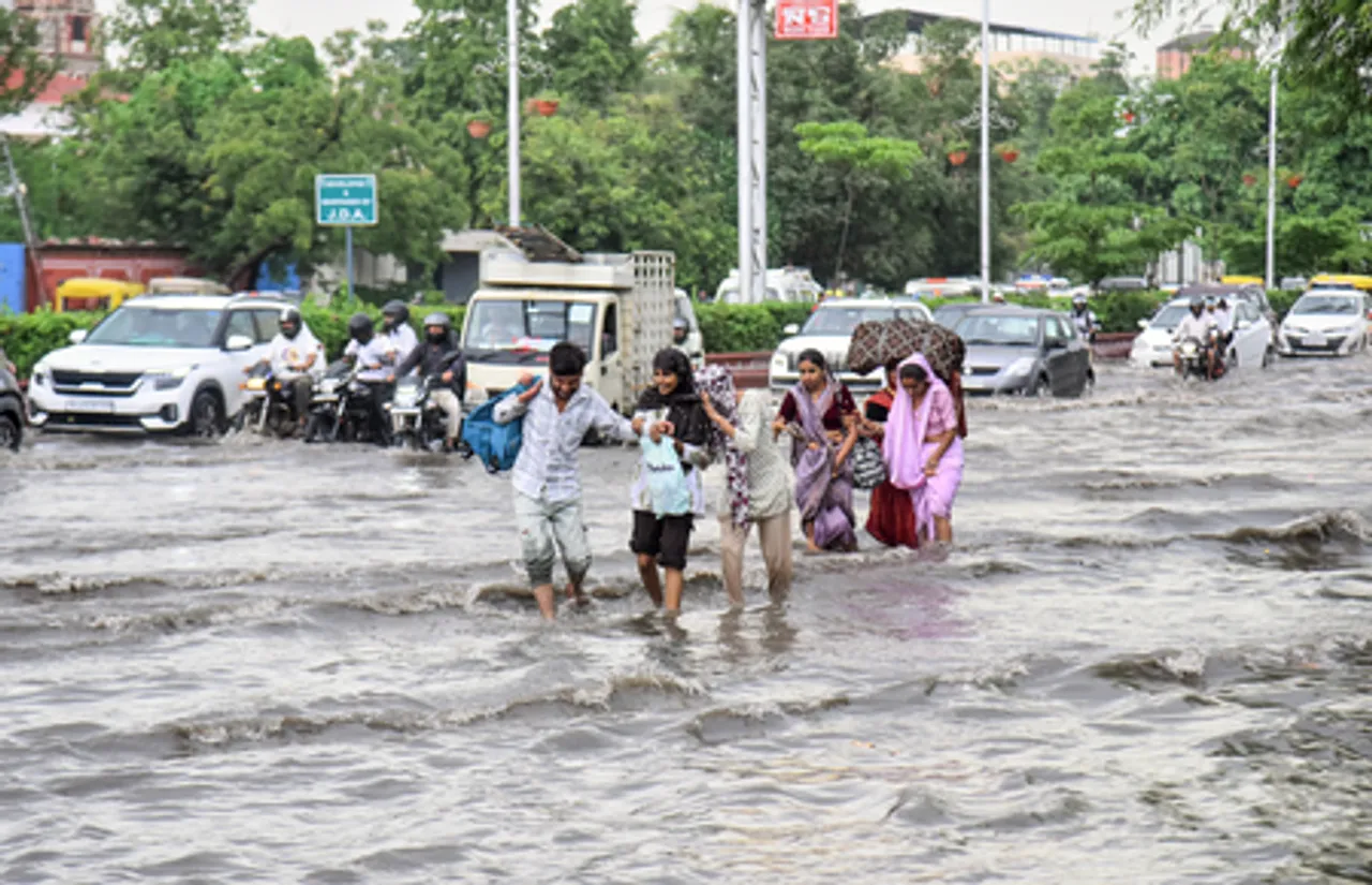 Rain Lashes Jaipur