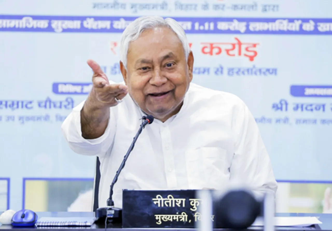Patna:  Nitish Kumar attends a state-level programme at ‘Sankalp’