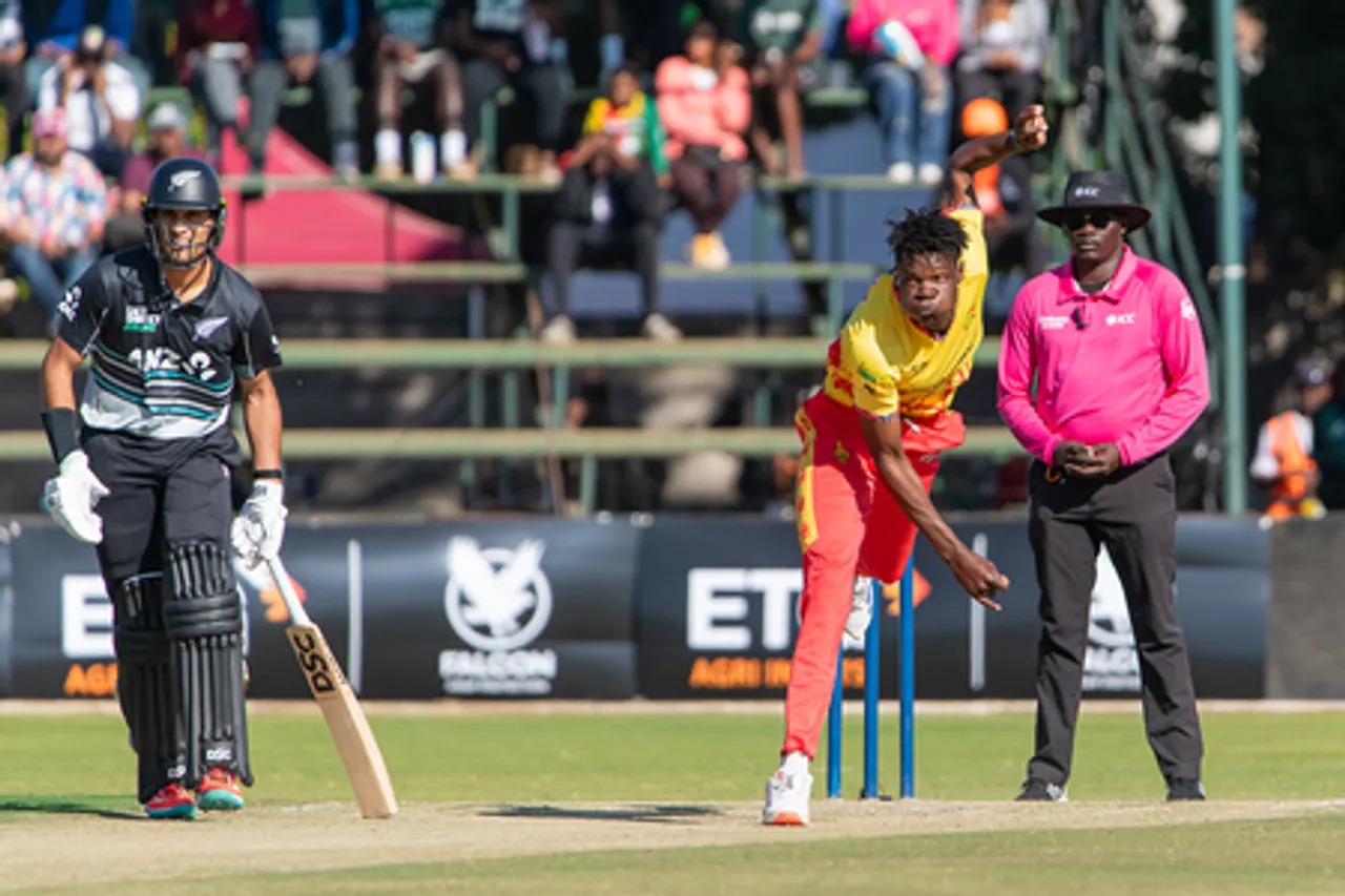 T20I Tri-Series: Conway’s unbeaten 59 powers NZ to 8-wicket win vs Zimbabwe (Credit: Zimbabwe Cricket)