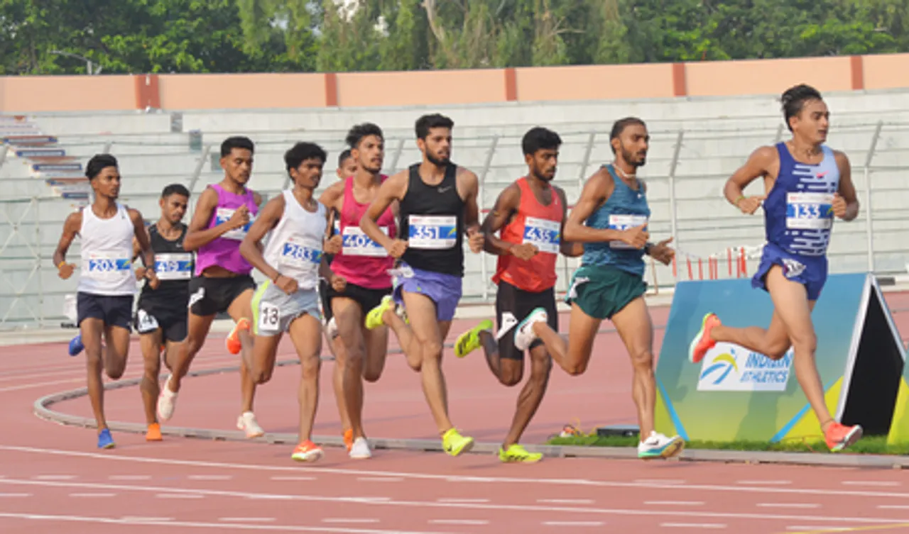 Patna: Athletes Compete in Men's Category at Indian Open Athletics Meet