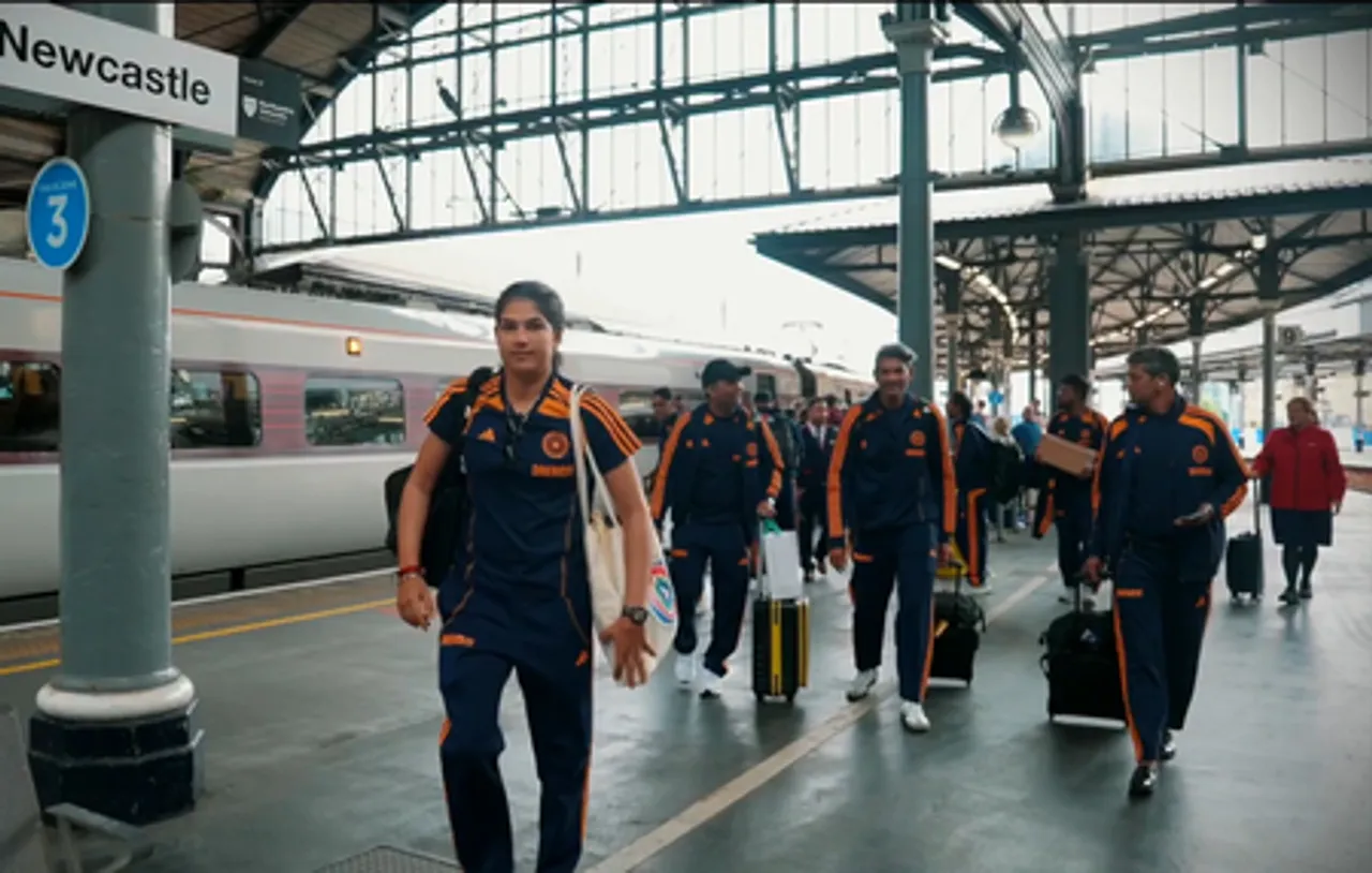 India women enjoy scenic train ride to Newcastle ahead of ODI series decider