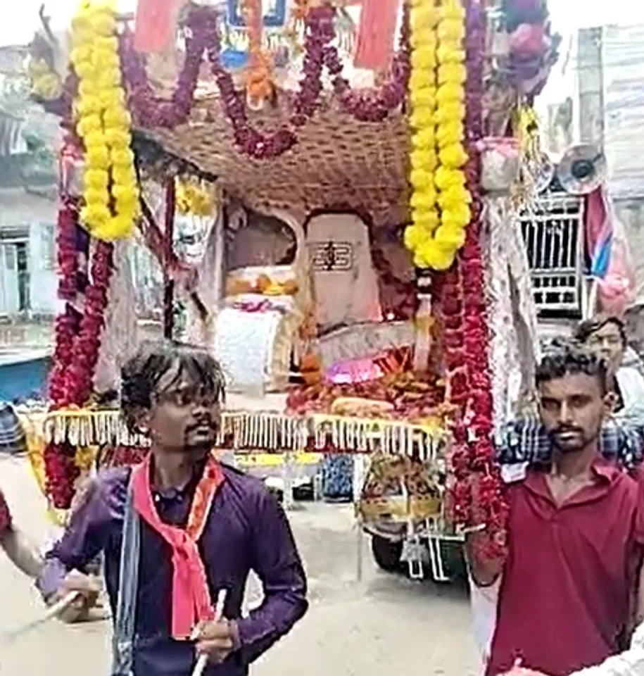 पशुपतिनाथ महादेव मंदसौर से नीमच पहुंचे कांवड़ यात्री, कई जगह हुआ भव्य स्वागत