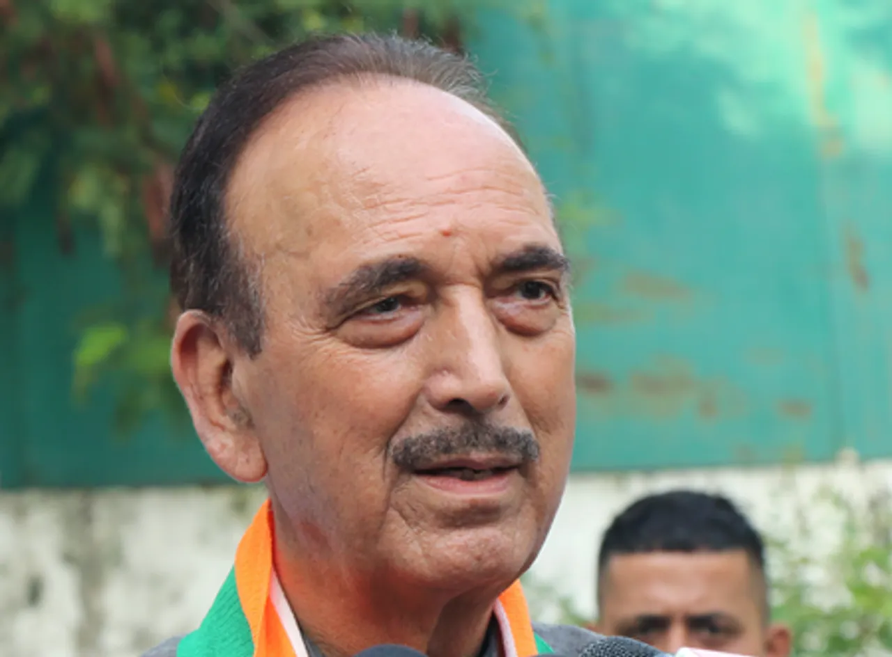 Jammu: Ghulam Nabi Azad Addresses Press Conference