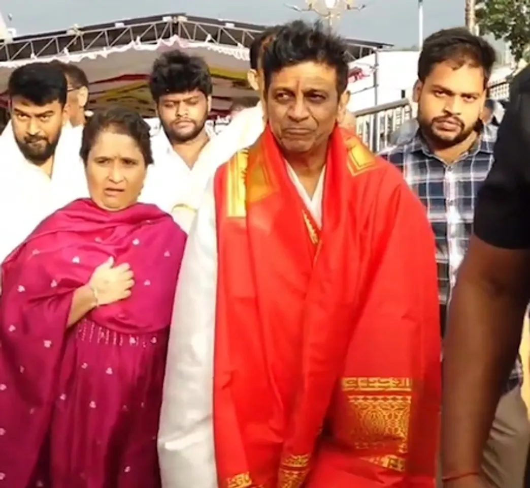 परिवार संग तिरुपति पहुंचे शिव राजकुमार, किए भगवान वेंकटेश के दर्शन