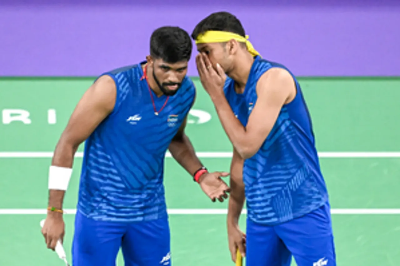Indian shuttlers Satwiksairaj Rankireddy and Chirag Shetty cruise into second round of men's doubles; Anmol, Tasnim advance to main draw of singles in the Macau Open Super 300 in Macau on Tuesday. Photo credit: BAI File photo,