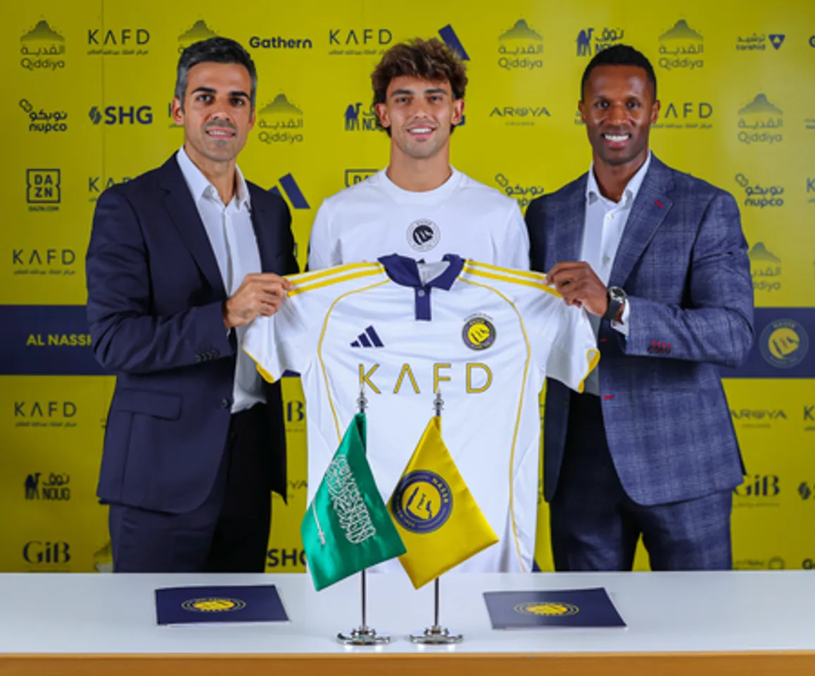 Al Nassr sign Joao Felix from Chelsea on a two-year deal. Photo credit:  AlNassr FC/X