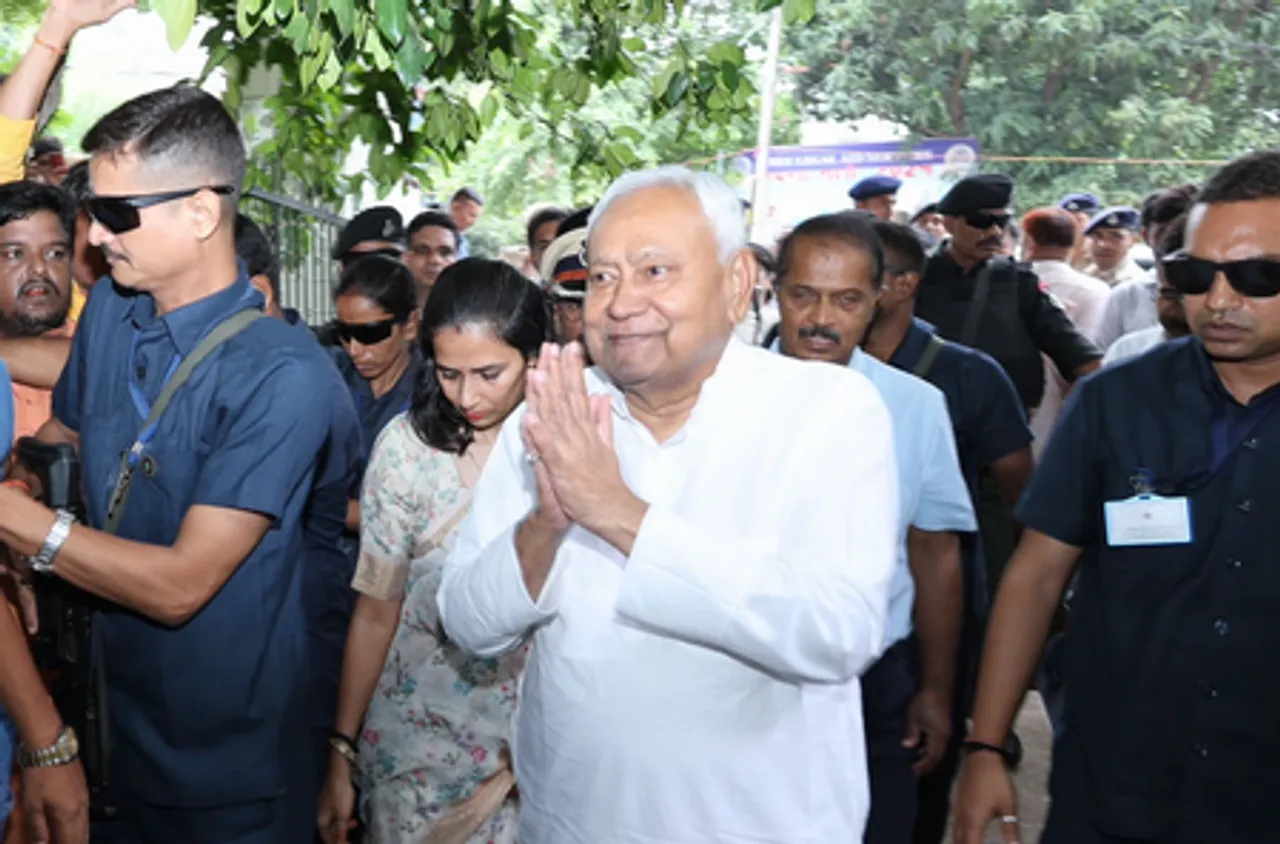 Nitish Kumar, (Photo Source : X@NitishKumar)