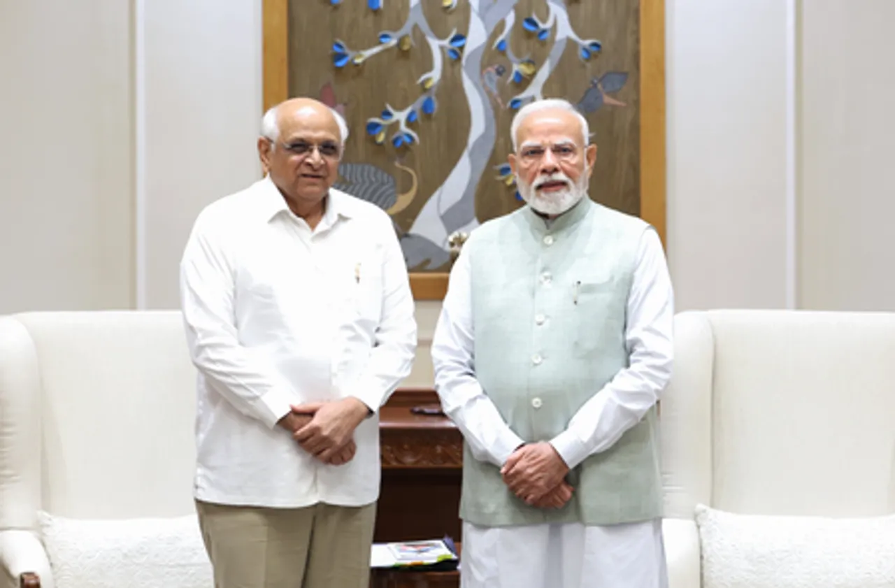 गुजरात के सीएम भूपेंद्र पटेल और लद्दाख के एलजी कविंदर गुप्ता ने प्रधानमंत्री मोदी से की मुलाकात