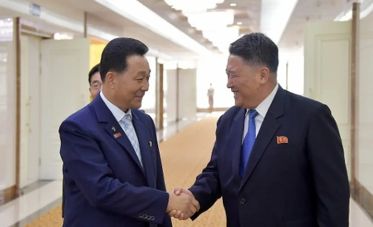 Head of North Korea's assembly holds talks with Russia, 3 other nations in Geneva