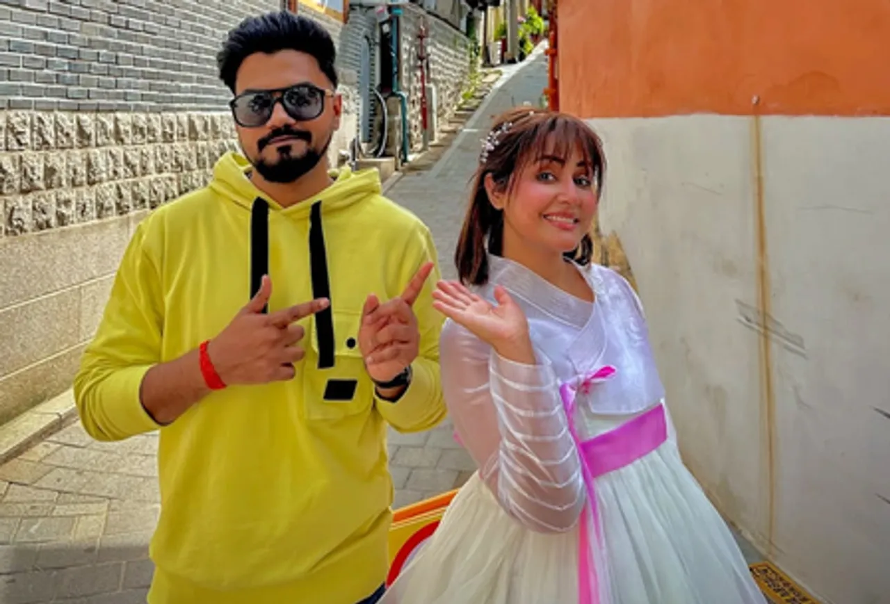 Rocky Jaiswal wishes 'Happy friendship day' to his queen Hina Khan who rules his whole life